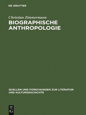 cover image of Biographische Anthropologie
